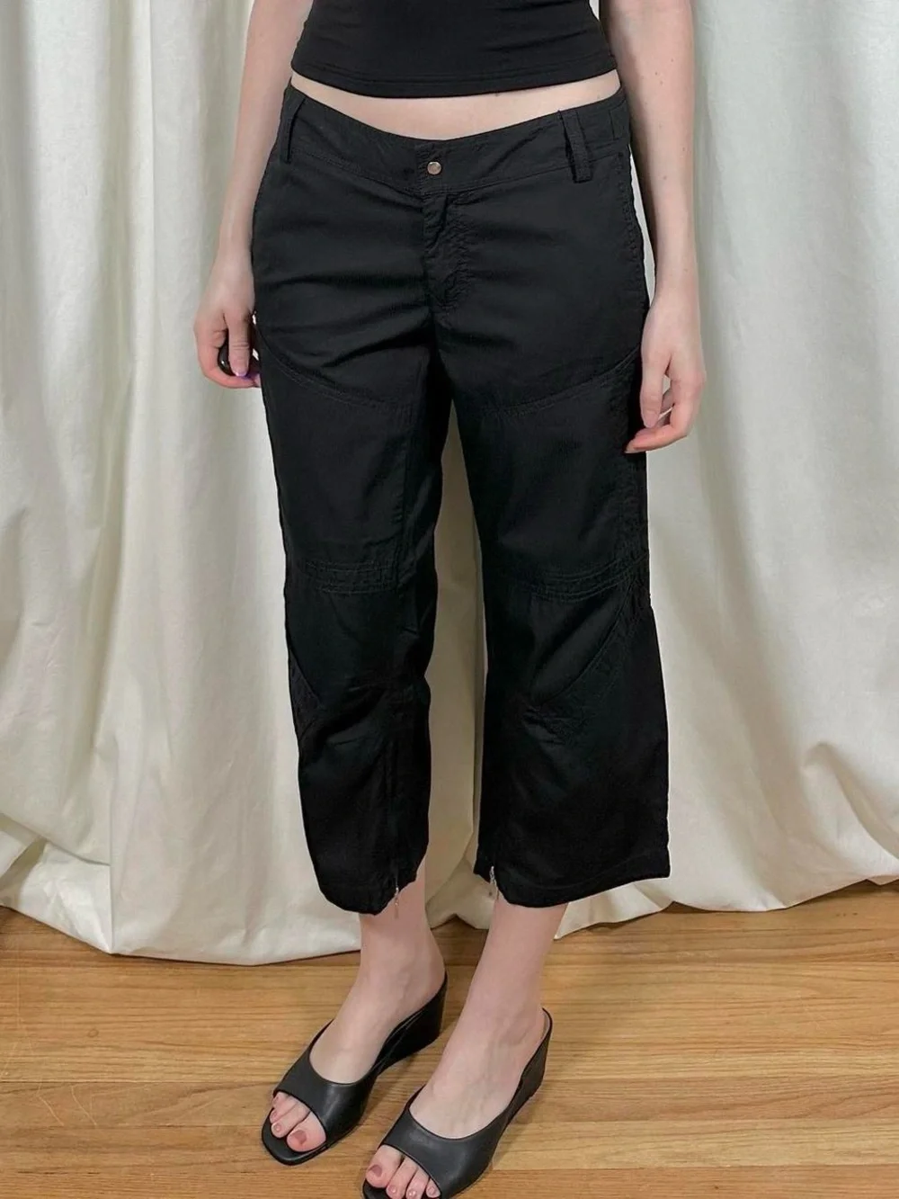 Low Rise Cargo Capris - Picture 3 of 8